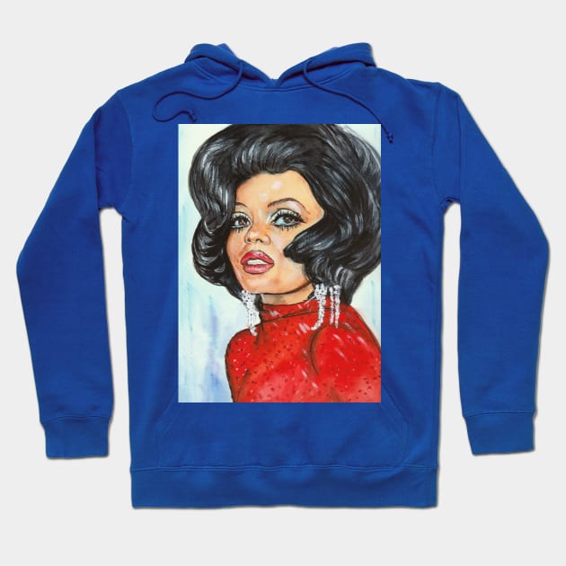 Diana Ross Hoodie by Svetlana Pelin